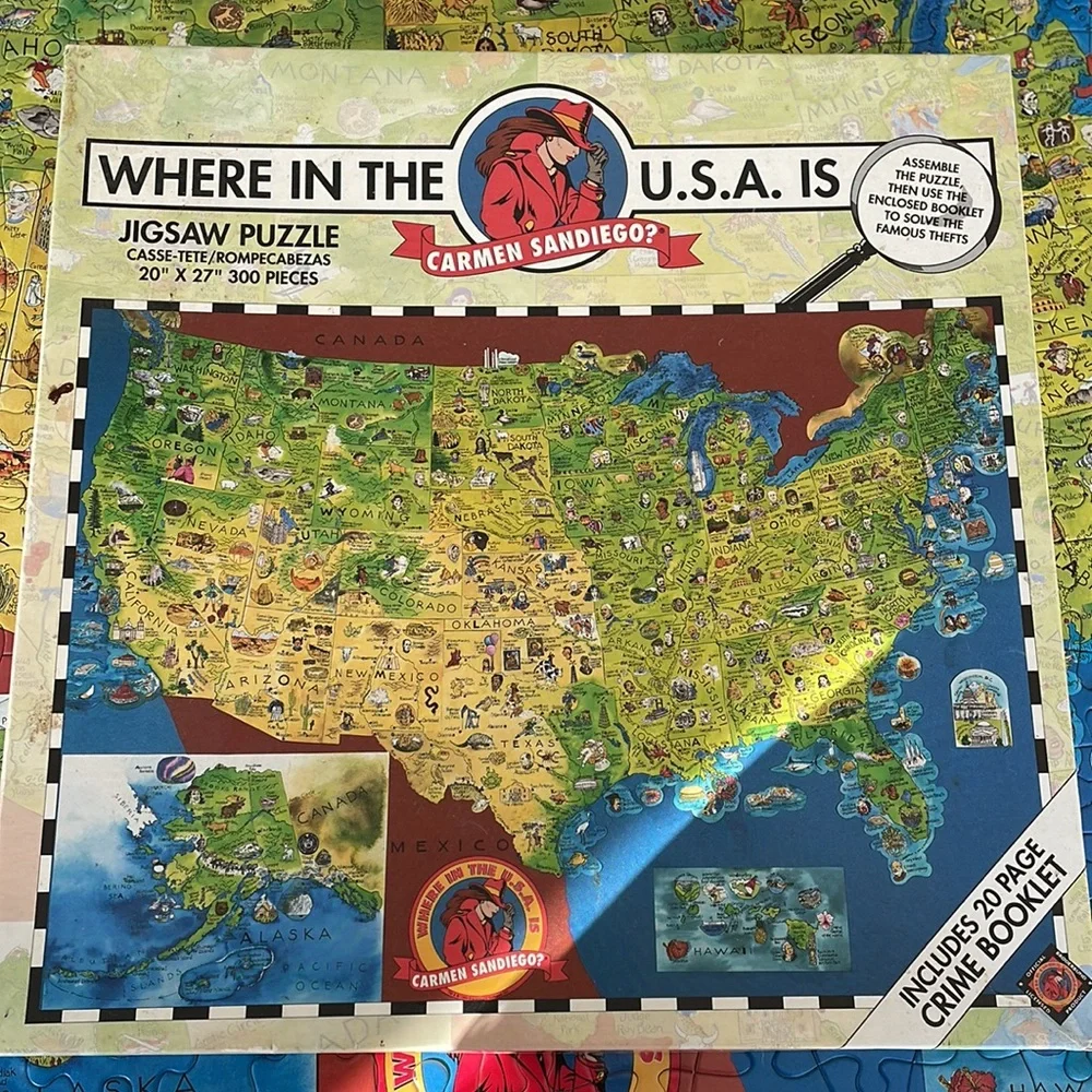 Puzzle , Where In The USA Is Carmen Sandiego?